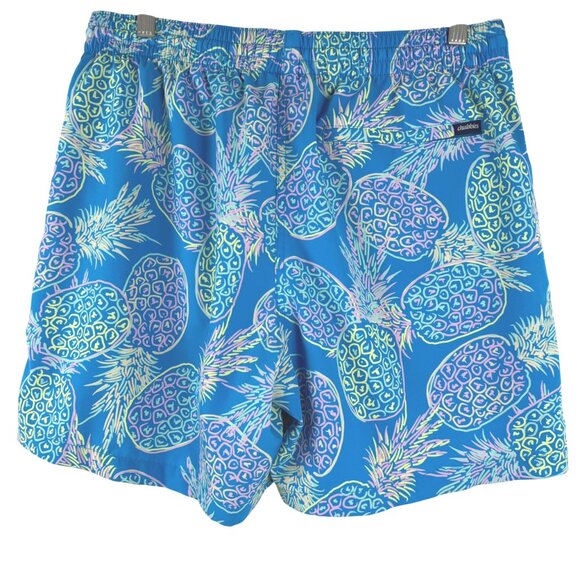 Chubbies‎ The Bay Breezes Swim Trunks Shorts Mens XL Pineapple Blue SS-1859 - Picture 4 of 9